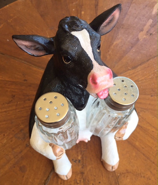Cow Salt & Pepper Holder Cow Salt & Pepper Holder
